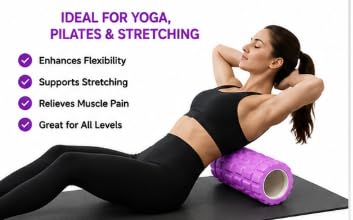 AL FALAH EVA Foam Roller 45CM & 35CM for Muscle Recovery