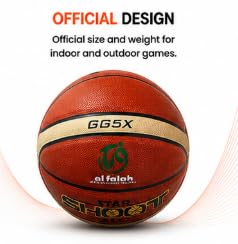 AL FALAH TPU Leather Basketball for Indoor & Outdoor
