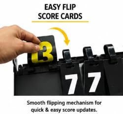 Portable Flip Scoreboard Tabletop with Foldable Stand