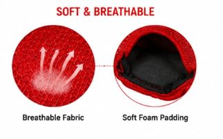 Kids Cycle Knee and Hand Guard Set, Safe and Durable Red