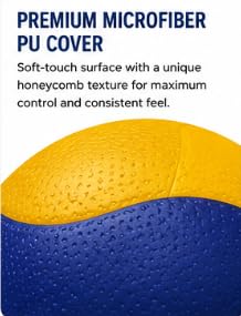 Al Falah AS01-173 Volleyball Microfiber PU Yellow & Blue