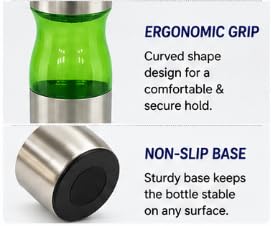 Sports Water Bottle Pack of 6 Stainless Steel & BPA Free