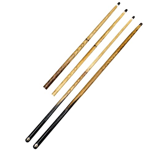 FALAH 2-Piece Wooden Billiard Cue Stick with 12mm Tip