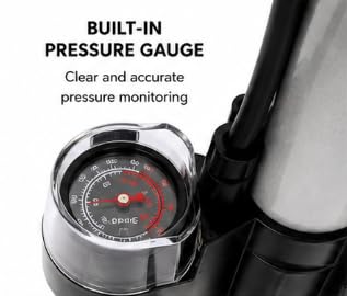 Al Falah 75CM Floor Air Pump with T-Handle & Flexible Hose
