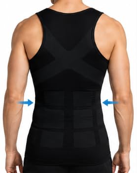 Just-One Shapers Seamless Sleeveless Body Shaper for Men