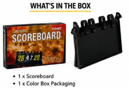 Portable Flip Scoreboard Tabletop with Foldable Stand