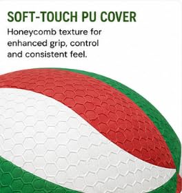 AL FALAH Official Volleyball PU Cover 18-Panel Laminated AS01-174