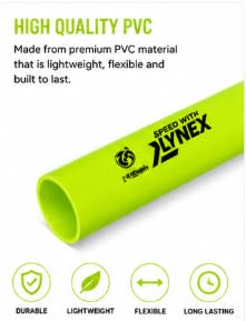 AI Falah PVC Spring Base Pole 150 cm, Neon Green