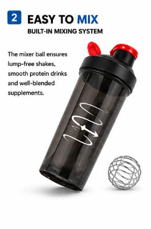FALAH Shaker Bottle 700ml for Gym, Sports & Fitness