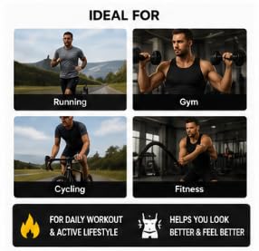 Sweat Shaper Men's Compression Tank Top for Workouts XL