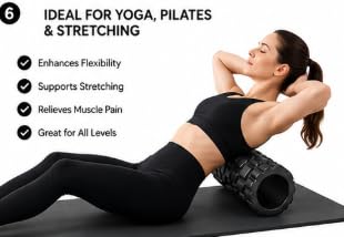 AL FALAH EVA Foam Roller 45CM & 35CM for Muscle Recovery