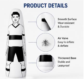 Inflatable Football Training Dummy Mannequin 175cm