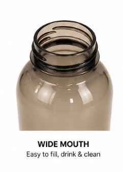 Sports Water Bottles Pack of 6 with Carrying Strap