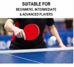 Weinixun Table Tennis Racket Set with Carrying Case, 2 Paddles