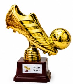 Soccer Trophy Gold Finish YG-209A Football Award