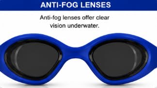 AL FALAH Swimming Goggles for Men & Women, Adult Swim Goggles, Comfortable Anti-Fog Swimming Goggles with Adjustable Strap for Pool, Training & Swimming