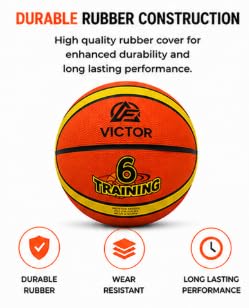 Training Basketball for Indoor & Outdoor Play, Durable Non-Slip Grip