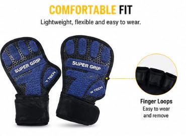 Jackal Sports Weight Lifting Gloves with Wrist Support