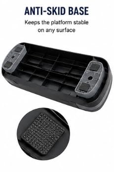 Falah Aerobic Step Platform Adjustable Fitness Stepper for Home Gym