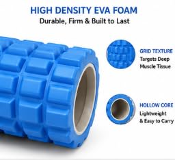 AL FALAH EVA Foam Roller 45CM & 35CM for Muscle Recovery