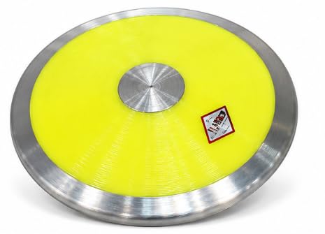 Competition Discus Throw 1.5 KG with Steel Rim for Athletics