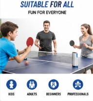 Retractable Table Tennis Net with Adjustable Clamp, Portable