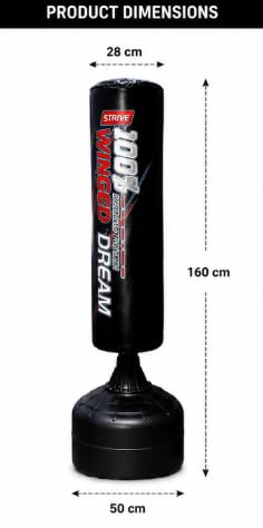 Al Falah Freestanding Boxing Punching Bag with Fillable Base