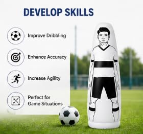 Inflatable Football Training Dummy Mannequin 175cm