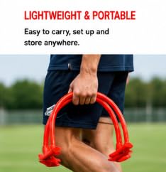 FALAH Arch Bend Hurdles for Agility & Speed Training, Red