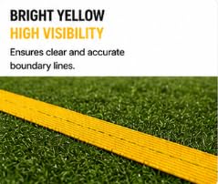 CBF Sports Equipment Field Line Marking Tape Set 100m Yellow