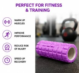 AL FALAH EVA Foam Roller 45CM & 35CM for Muscle Recovery