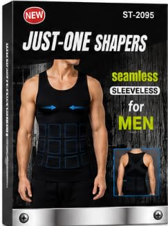 Just-One Shapers Seamless Sleeveless Body Shaper for Men