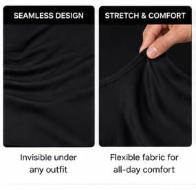 Just-One Shapers Men's Slimming Compression Vest Black large