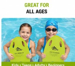 WALLOW EVA Kickboard for Swimming Training, Green