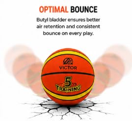 Training Basketball for Indoor & Outdoor Play, Durable Non-Slip Grip