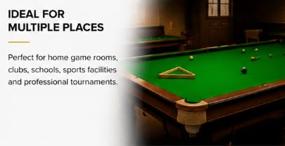 AL FALAH Wooden Snooker Triangle Rack for Pool Table
