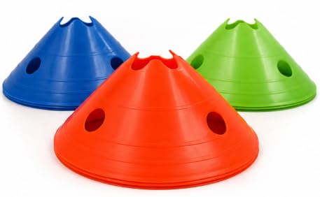 Flat Training Cones for Football, Basketball & Agility Drills