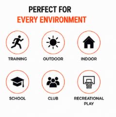 Training Basketball for Indoor & Outdoor Play, Durable Non-Slip Grip