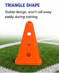Triangle Training Cones 32CM for Sports Agility Drills