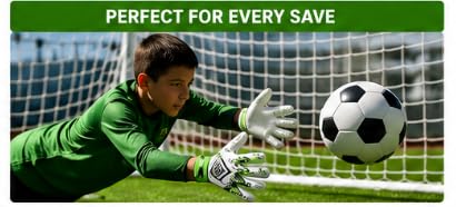 AFS7 Goalkeeper Gloves with Latex Palm, Sizes