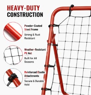 Falah Football Training Steel Rebounder Net 100 x 100 cm