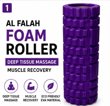 AL FALAH EVA Foam Roller 45CM & 35CM for Muscle Recovery