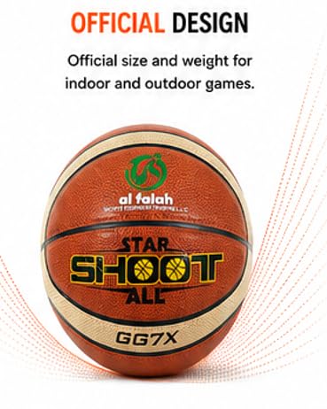 AL FALAH TPU Leather Basketball for Indoor & Outdoor