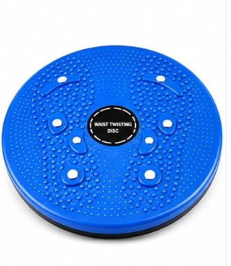 Waist Twisting Disc – 360° Fitness Balance Board with Anti-Slip Massage Surface | Core Strength, Waist Toning, Balance Training | Home Gym Exercise Equipment | Blue