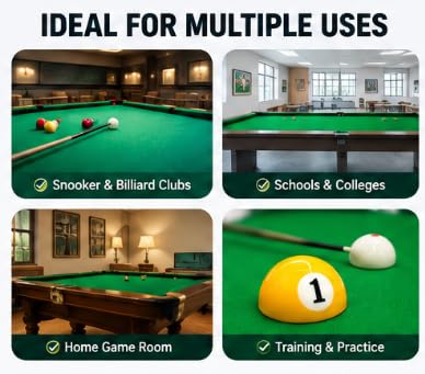 Al Falah Half Billiard Ball Training Set 16 Piece Resin