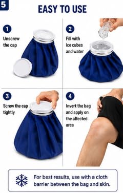 Reusable Ice Bag for Cold Therapy, 9 Inch Blue