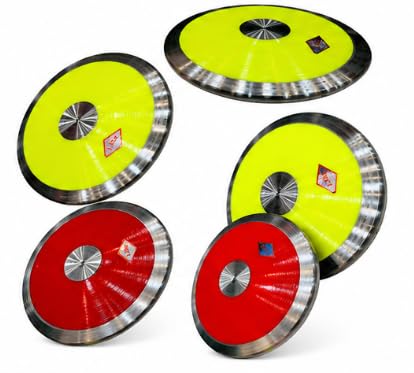 Competition Discus Throw 1.5 KG with Steel Rim for Athletics