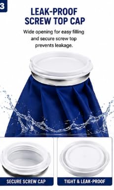 Reusable Ice Bag for Cold Therapy, 9 Inch Blue