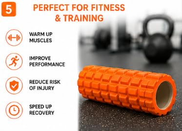 AL FALAH EVA Foam Roller 45CM & 35CM for Muscle Recovery