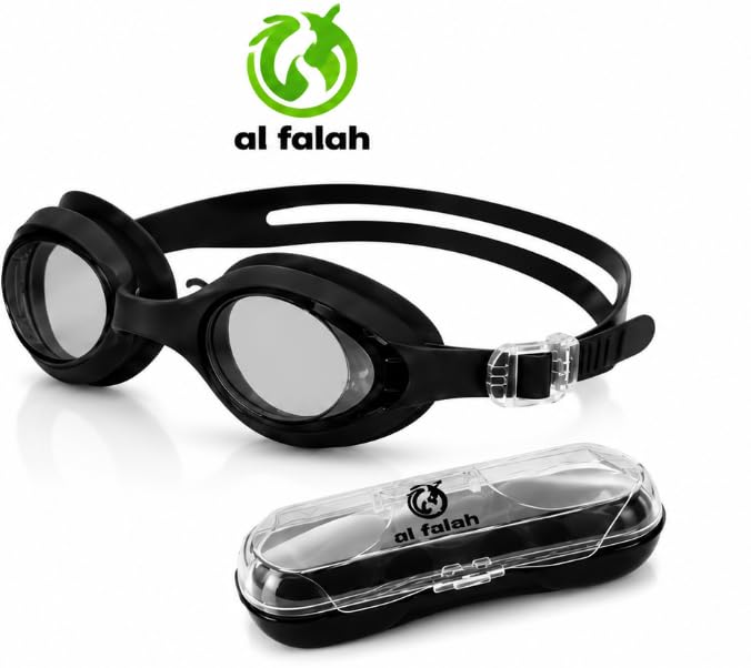 Al Falah Swimming Goggles with Protective Case